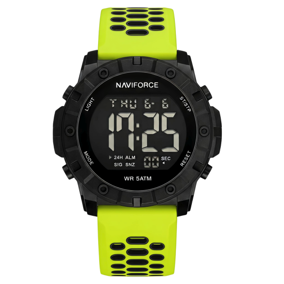 Мужские часы Naviforce Professional Brutal Green, 2 ремешка - фото №1