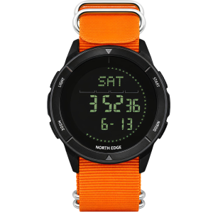 Наручні годинники North Edge Alps Special Orange з компасом, 2 ремінці