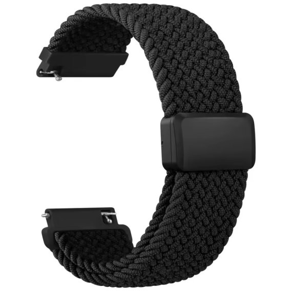 Підбір годинників Тканевий ремінець Gravy Black 20 - фото №1