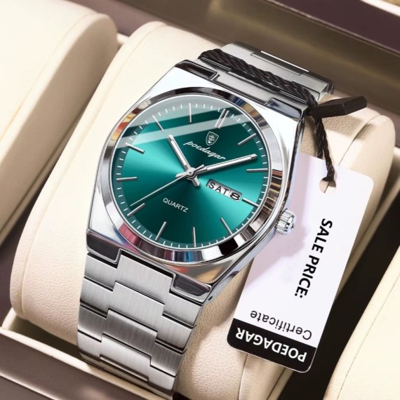 Мужские часы Poedagar Teodor Teal - фото №1
