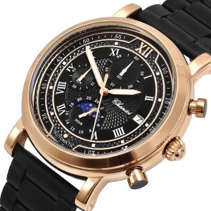 Мужские часы Chenxi Patek Steel Black, 2 ремешка