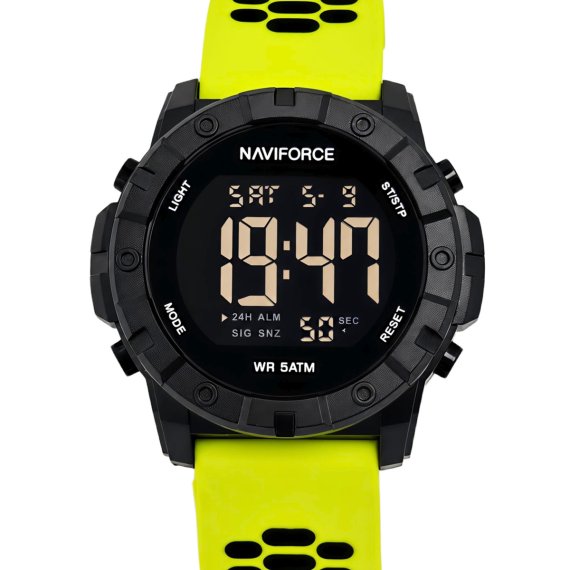 Чоловічі годинники Naviforce Professional Brutal Green, 2 ремінці - фото №1
