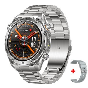 Смарт часы Smart Flash Steel Silver, 2 ремешка