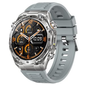 Смарт часы Smart Flash Rubber Silver, 2 ремешка