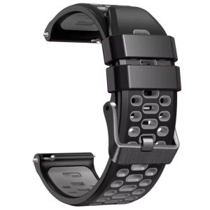 Ремешки Ремешок каучуковый Brutal Black Grey 22 мм
