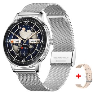 Смарт часы Smart Brilliant Slim Silver, 2 ремешка