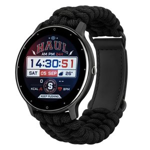 Мужские часы Smart Classic Black Paracord, 2 ремешка