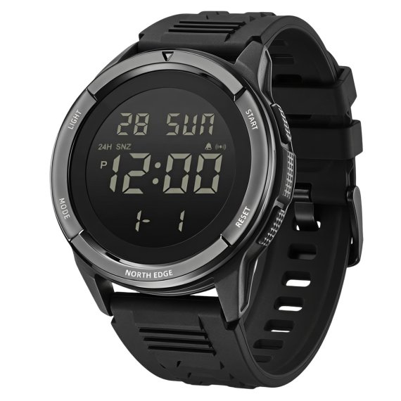 Чоловічі годинники North Edge Terrax Sport Black, 2 ремінці - фото №1