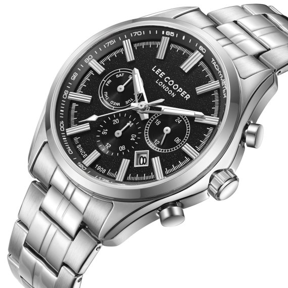 Мужские часы Lee cooper Fenix Black - фото №1