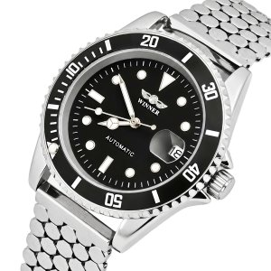 Наручні годинники Winner Basel Hexagon Steel, 2 ремінці