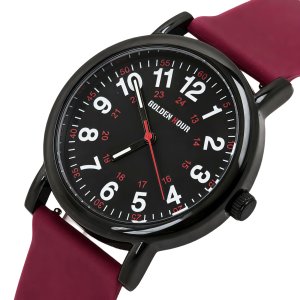 Наручні годинники GoldenHour Trend Black Cherry, 2 ремінці
