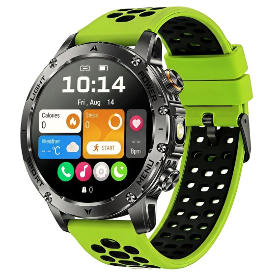 Смарт часы Smart Power Ultra Venom Green, 3 ремешка - фото №1