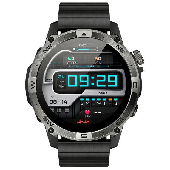 Смарт часы North Edge GPS Smart Titan Centurion Black, 2 ремешка - фото №1