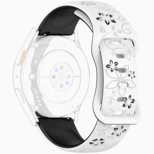 Ремешки Ремешок женский каучуковый Flower White 16 мм