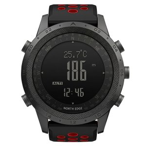 North Edge North Edge Desert Flex Red 5BAR с компасом, 2 ремешка