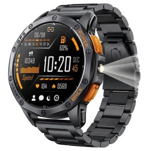 Смарт часы Smart GPS Max Steel Black, 3 ремешка