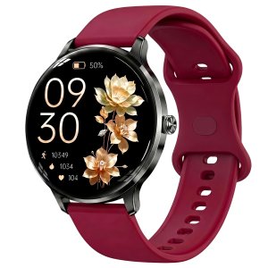 Жіночий смарт годинник Luna Cherry Rubber, 3 ремінці