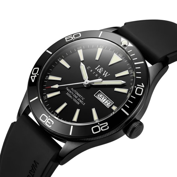 Мужские часы Carnival Shark Sport Black 10 Bar, 2 ремешка - фото №1