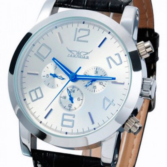 Мужские часы Jaragar Boss White - фото №1