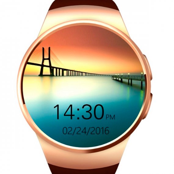 Смарт часы Smart KW18 Gold - фото №1