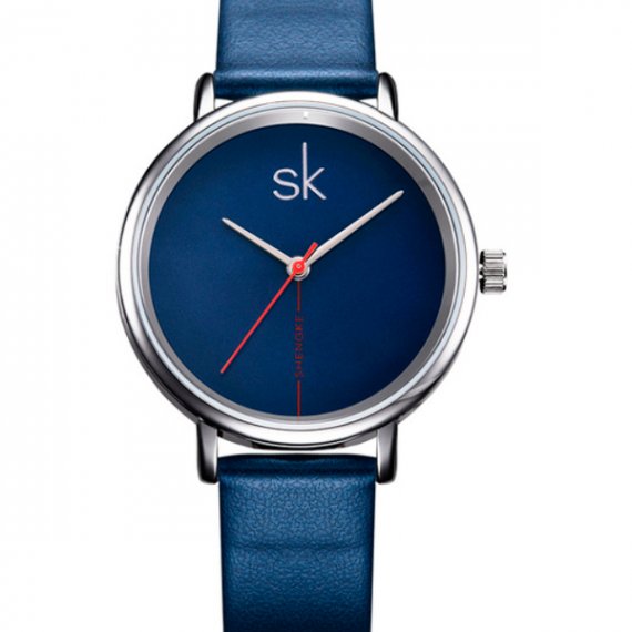 Женские часы Shengke Blue - фото №1