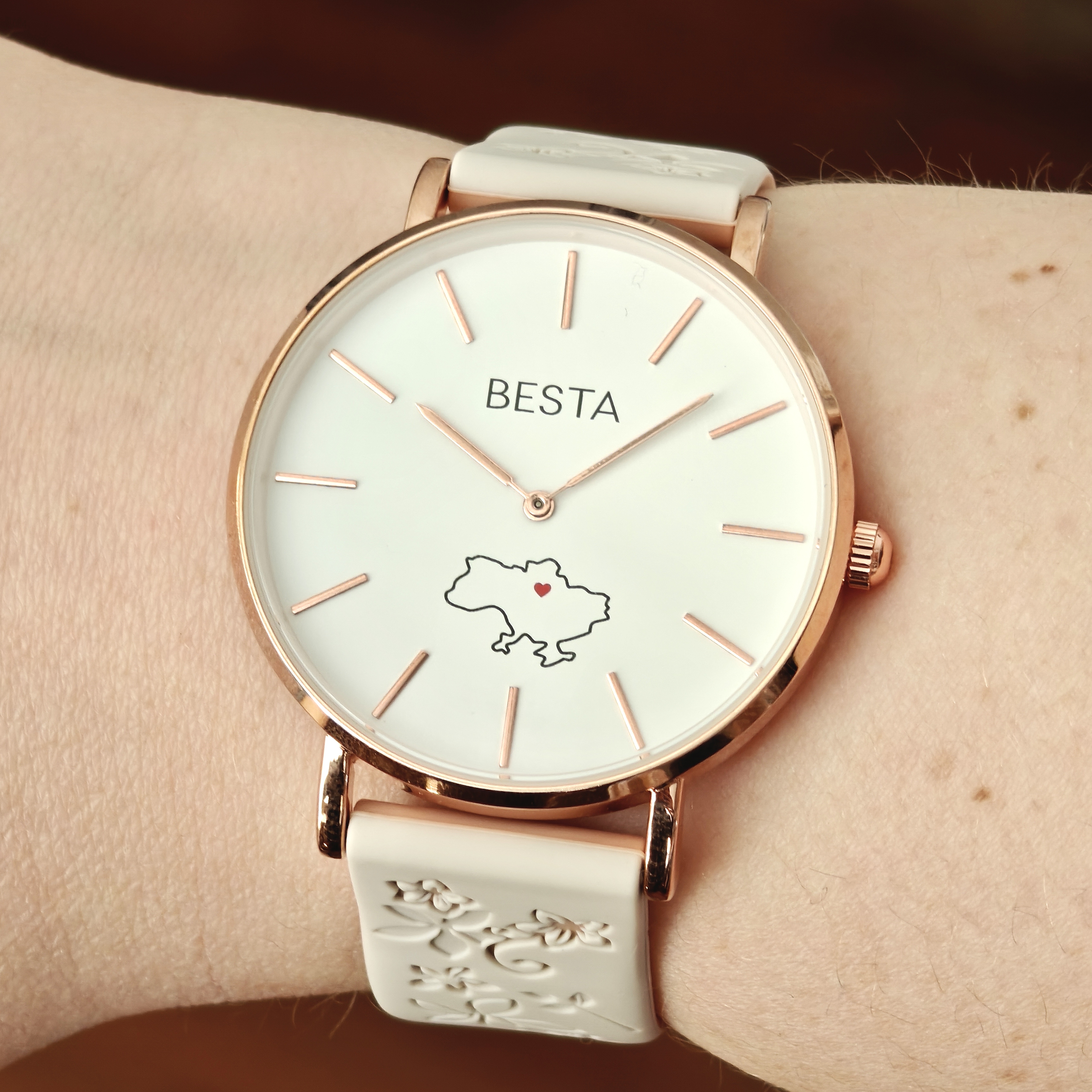 Besta Love UA Beige Flower, 2 ремінці — фото 4