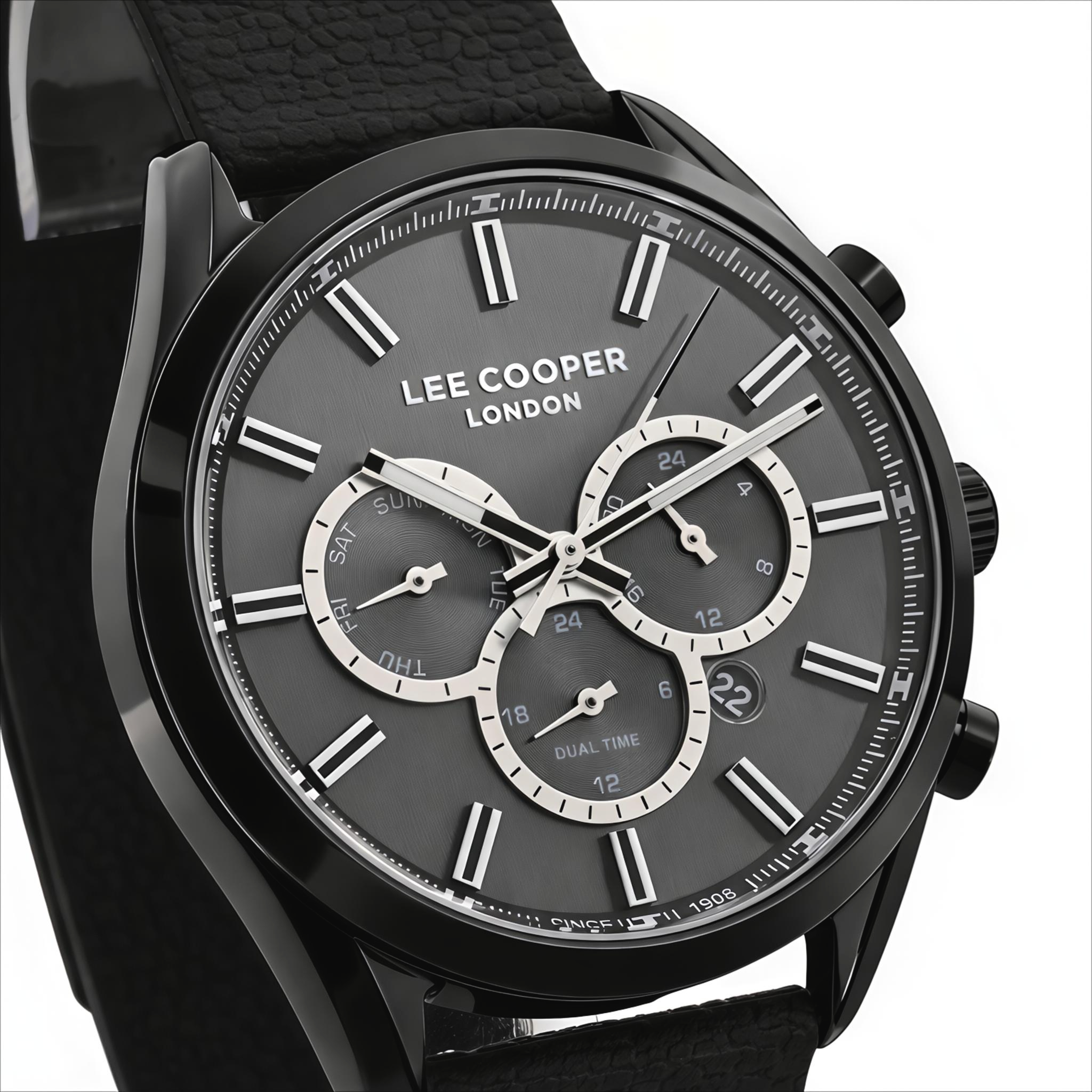 Lee Cooper England Midnight Black, 2 ремінці — фото 2
