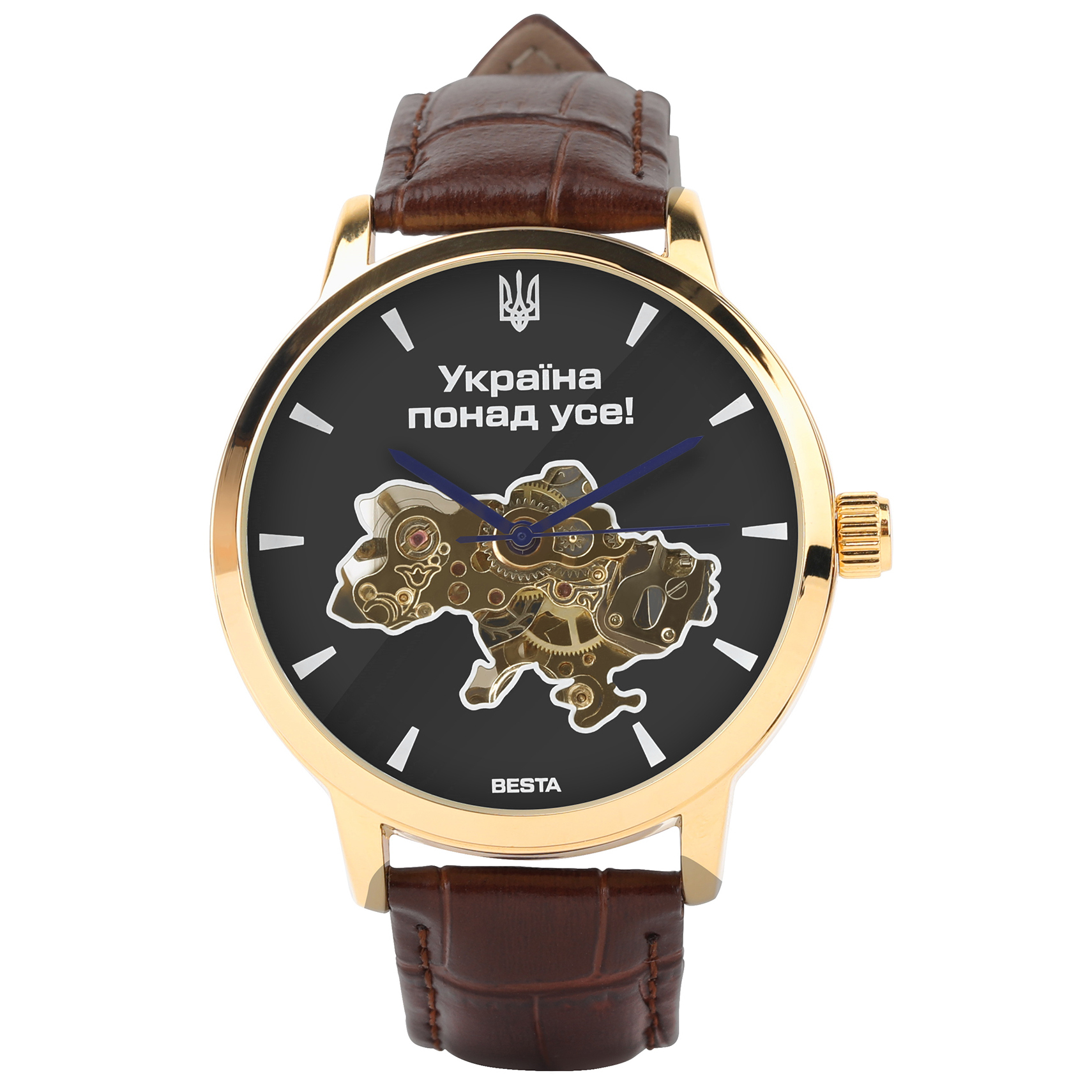 Besta Skeleton Gold Black Dial — фото 2