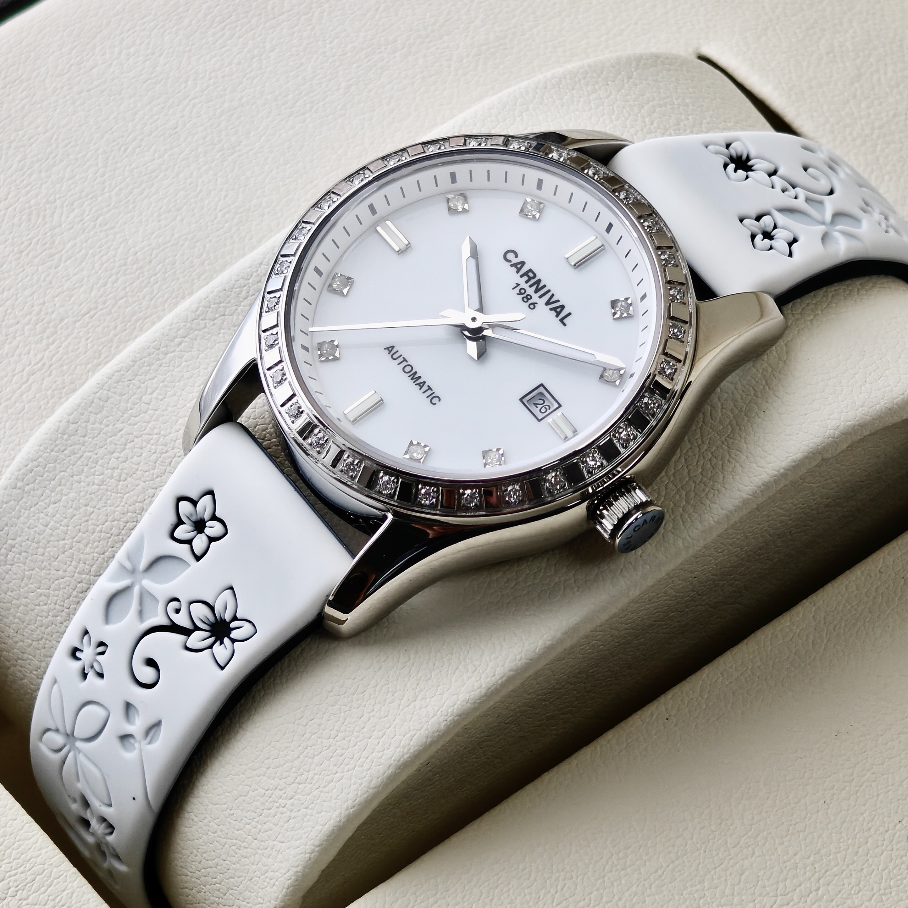 Carnival Luiza White Flower, 2 ремінці — фото 7