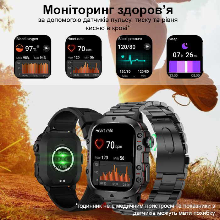 Smart Expert Nano Steel, 2 ремінці — фото 6