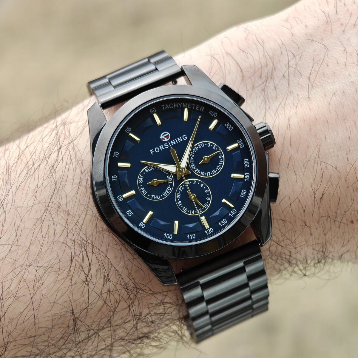 Forsining Walker Limited Blue & Black, 2 ремінці — фото 7