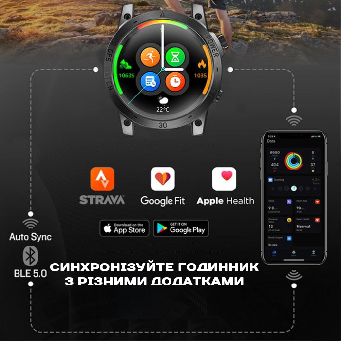 North Edge CrossFit GPS Black з компасом — фото 6