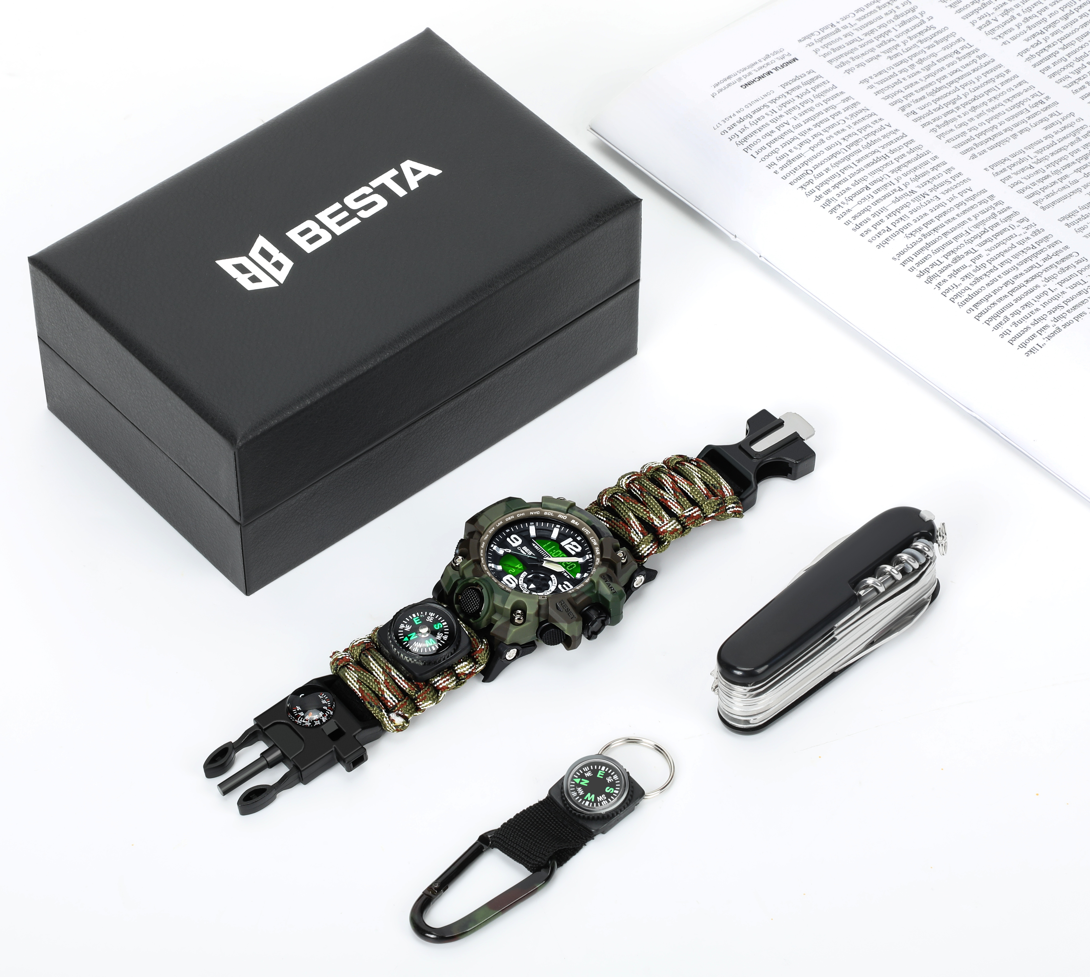 Besta Box Military Set подарунковий набір, з компасом — фото 2