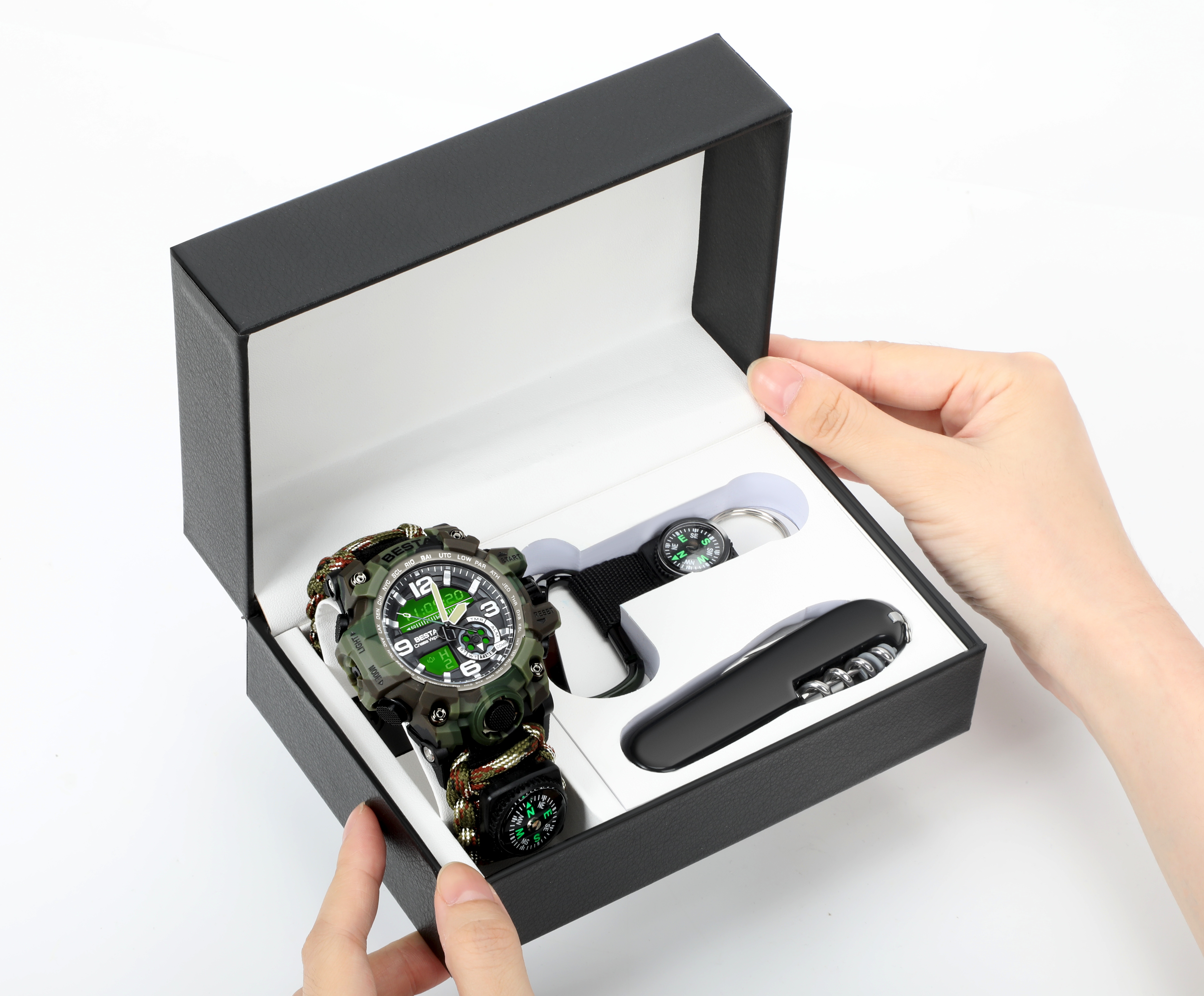 Besta Box Military Set подарунковий набір, з компасом — фото 4