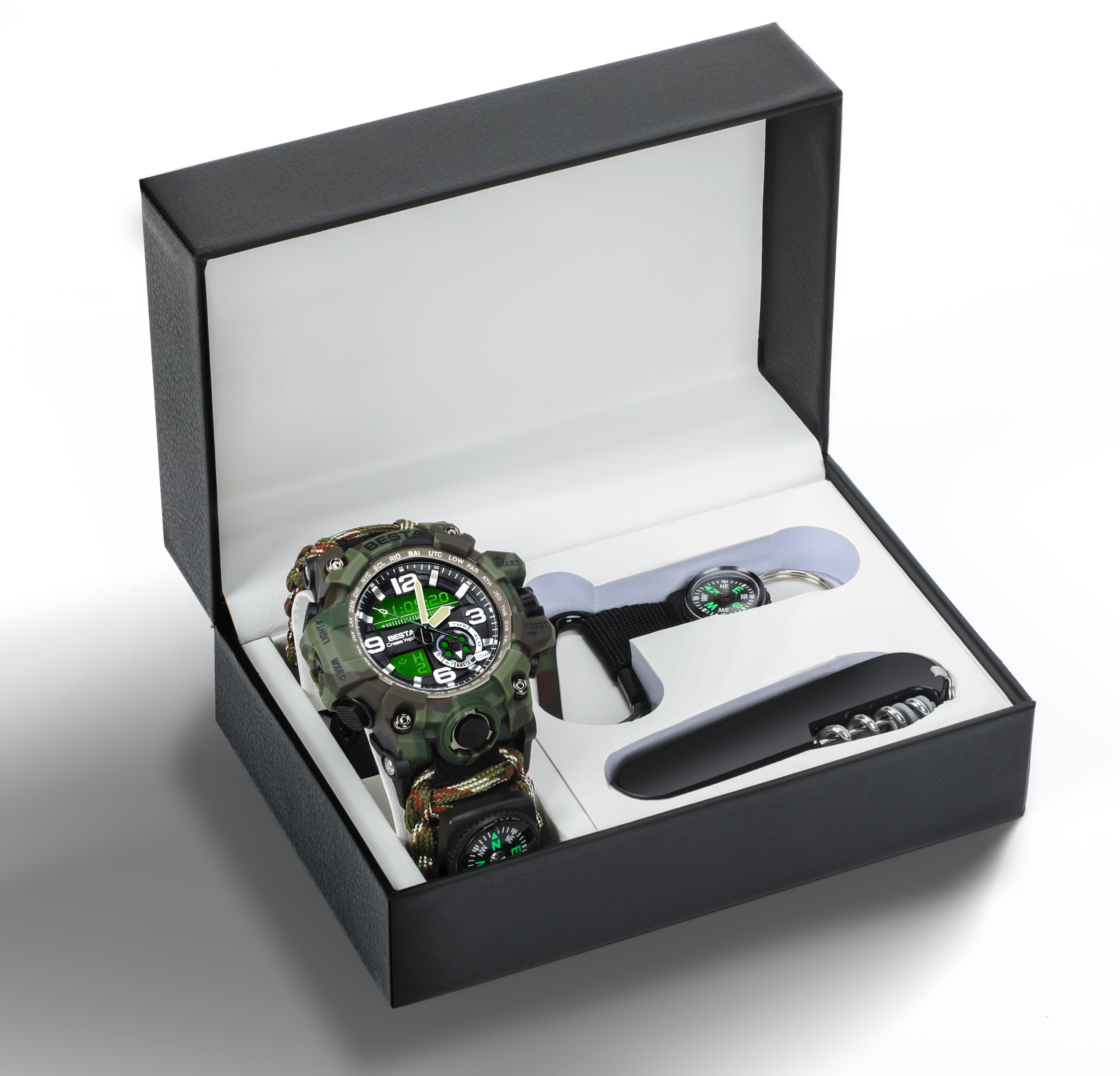 Besta Box Military Set подарунковий набір, з компасом — фото 9