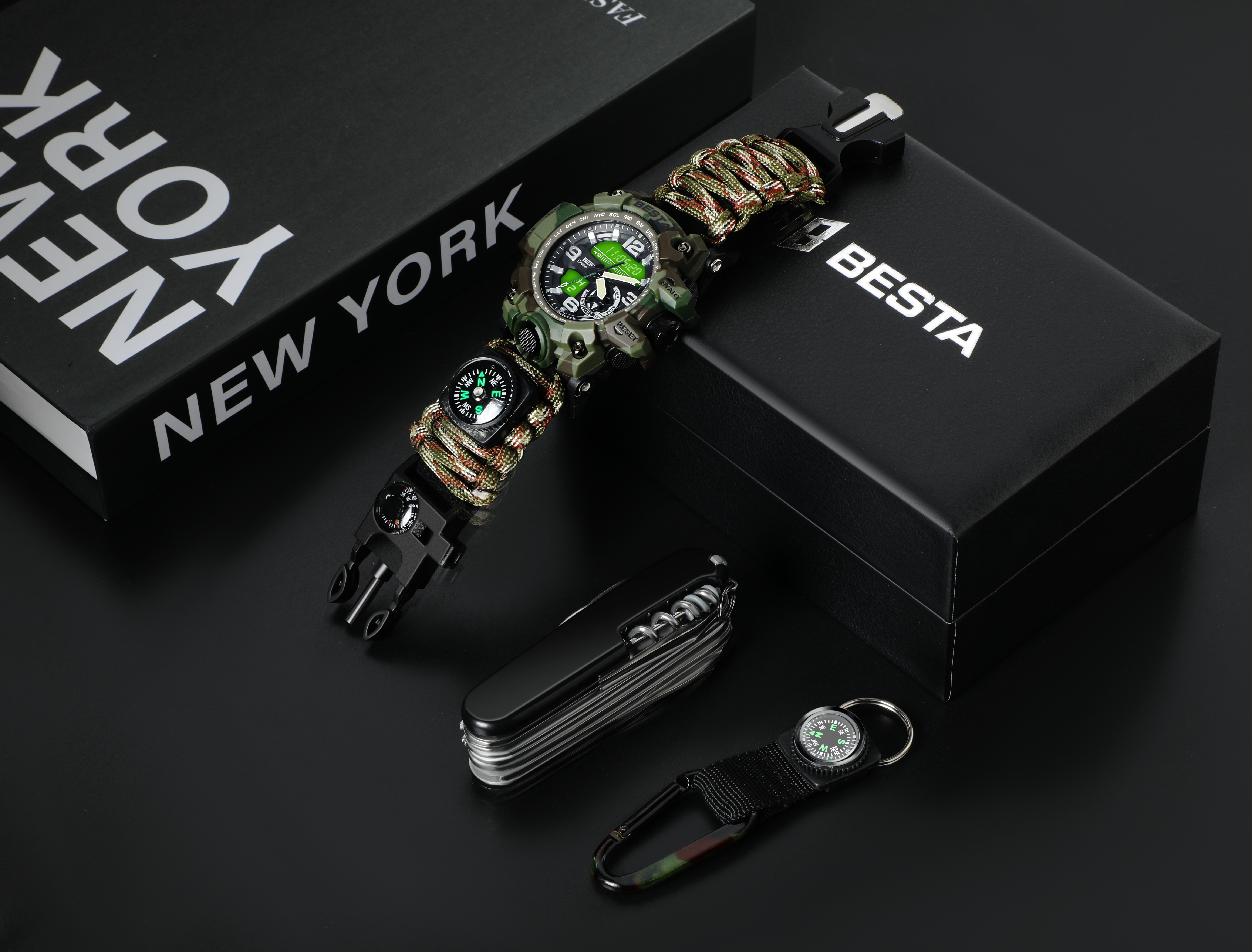 Besta Box Military Set подарунковий набір, з компасом — фото 10