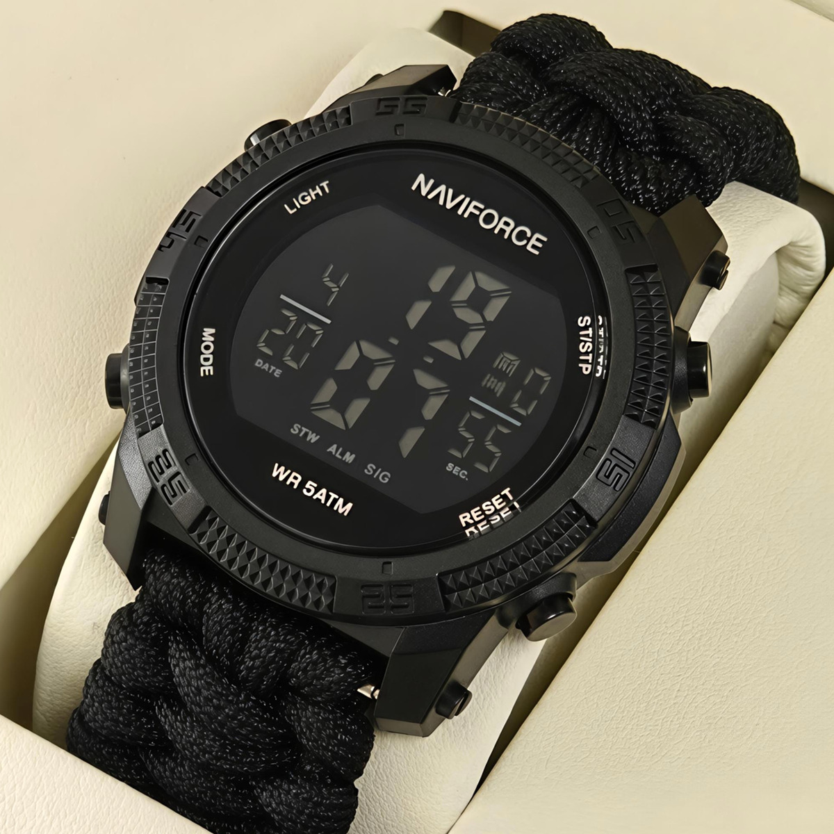 Naviforce Europe Black Paracord, 2 ремінці — фото 2