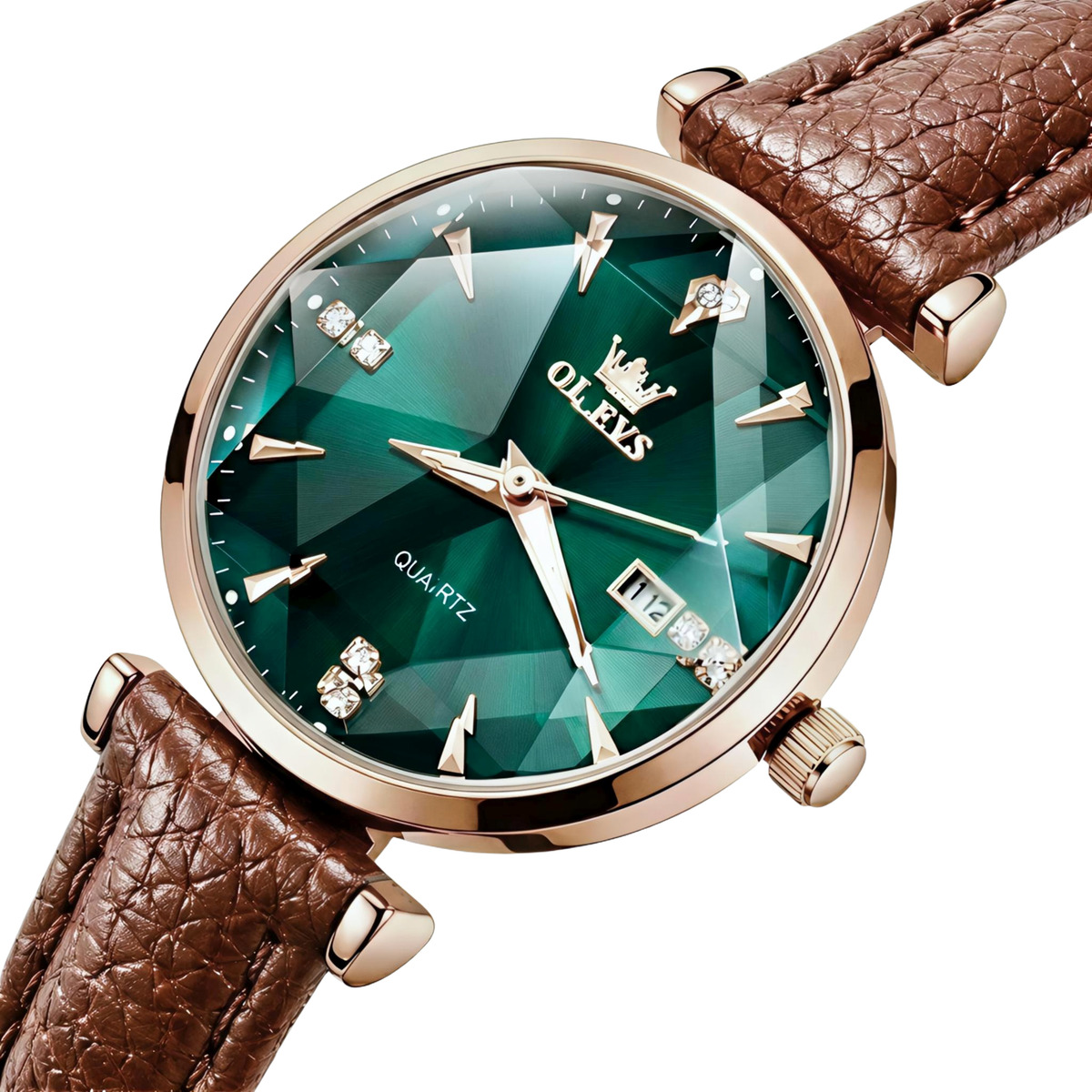 Olevs Diamond Leather Brown, 2 ремінці