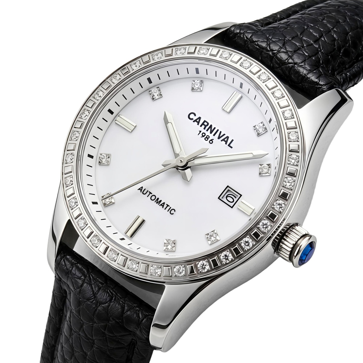 Carnival Luiza White Leather, 2 ремінці