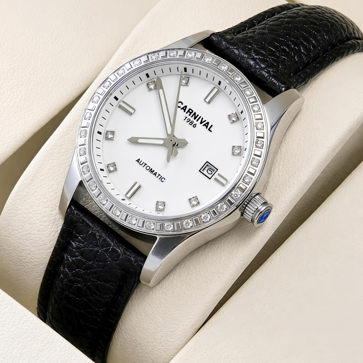 Carnival Luiza White Leather, 2 ремінці — фото 2