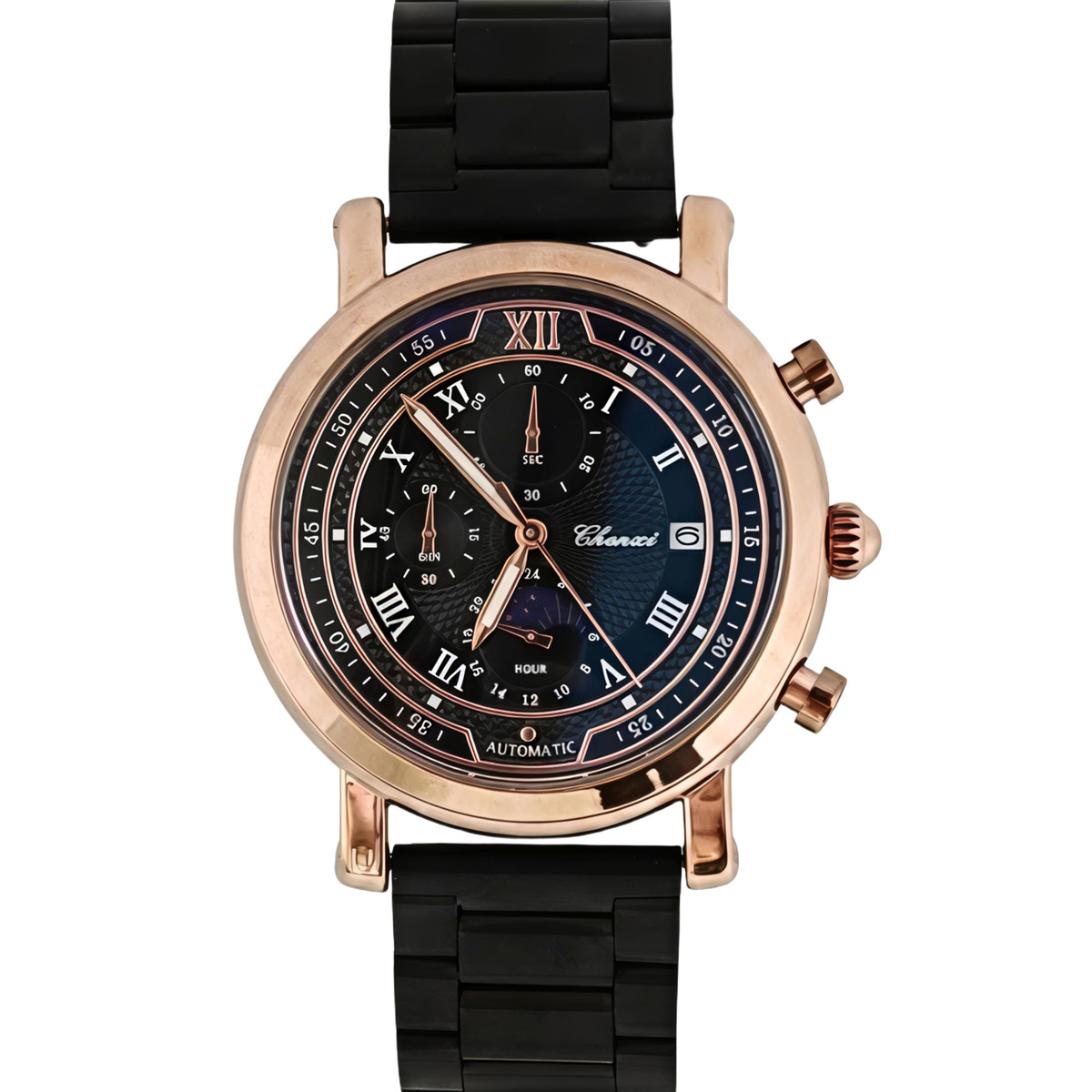 Chenxi Patek Steel Black, 2 ремінці — фото 2