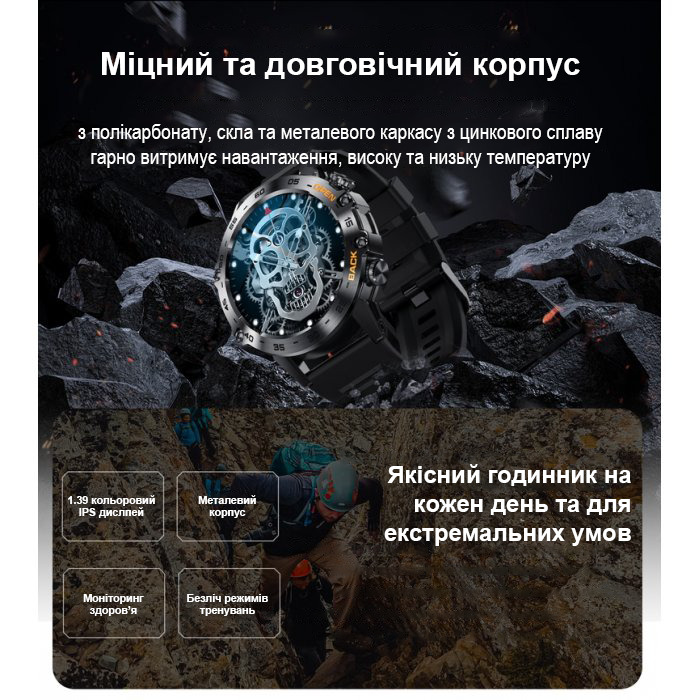 Smart Delta K52 Black, 2 ремінці — фото 10