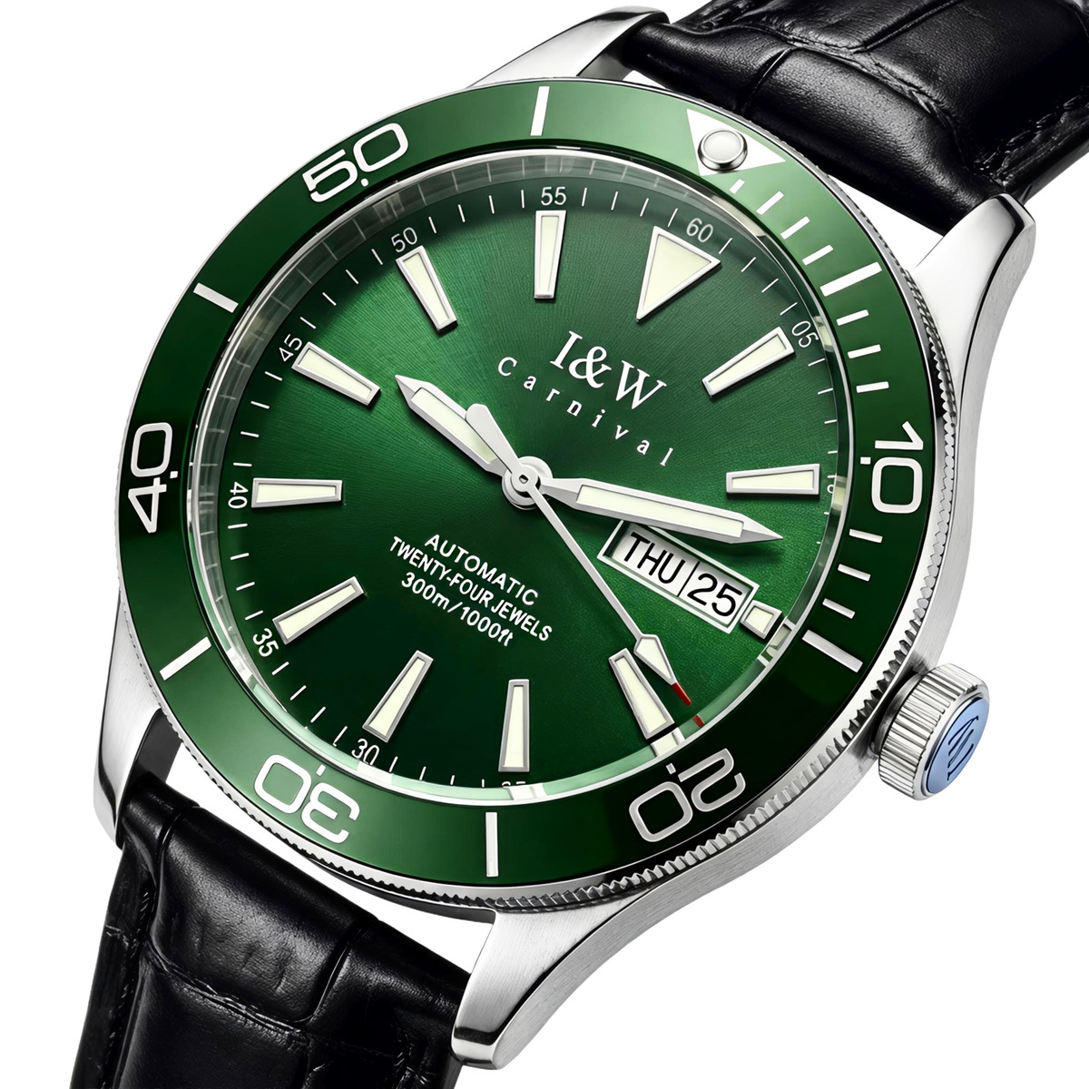 Carnival Diver Leather Deluxe 10 Bar, 2 ремінці