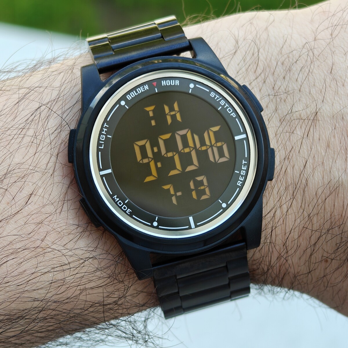 GoldenHour Water Metal Black, 2 ремінці — фото 7