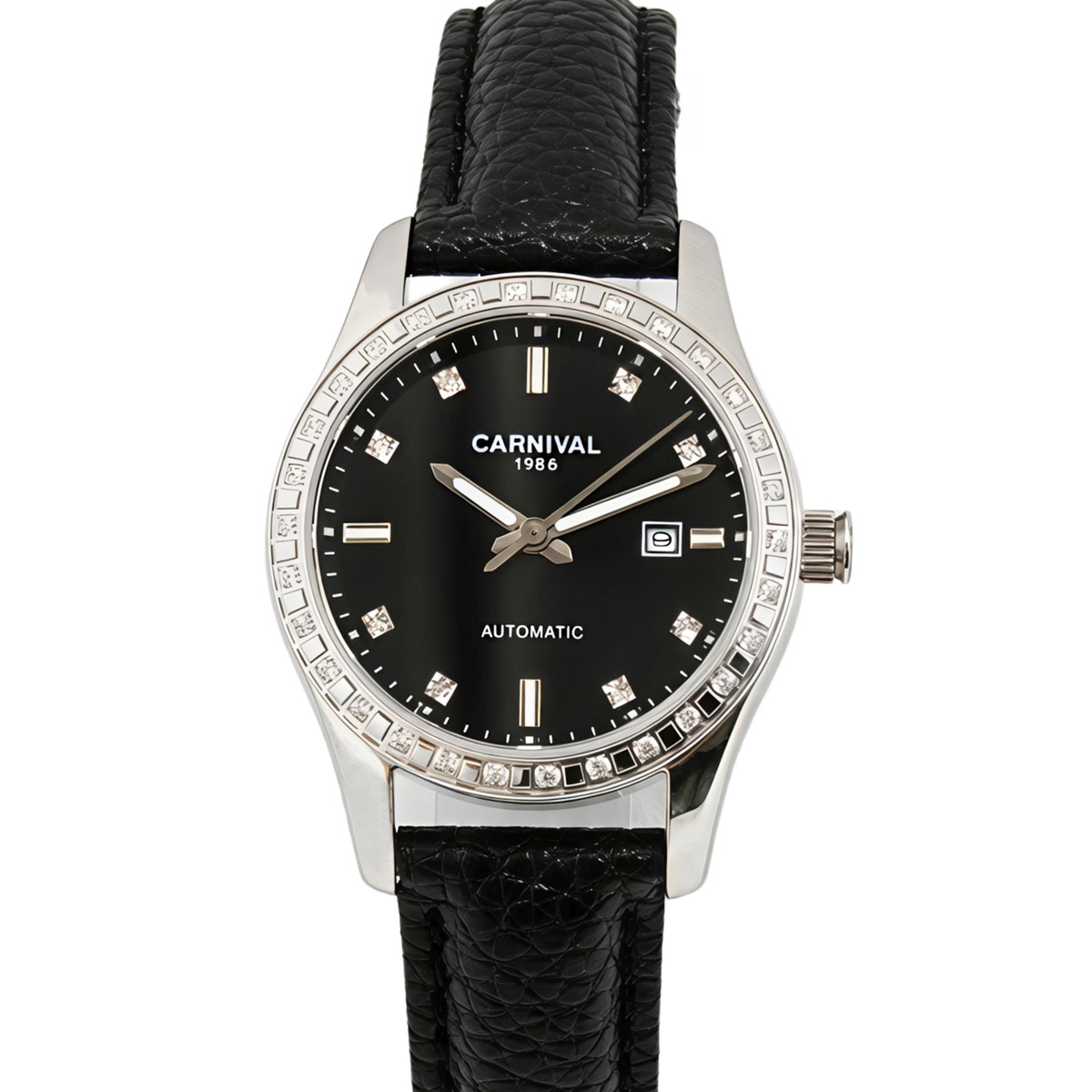 Carnival Luiza Black Leather, 2 ремінці — фото 2