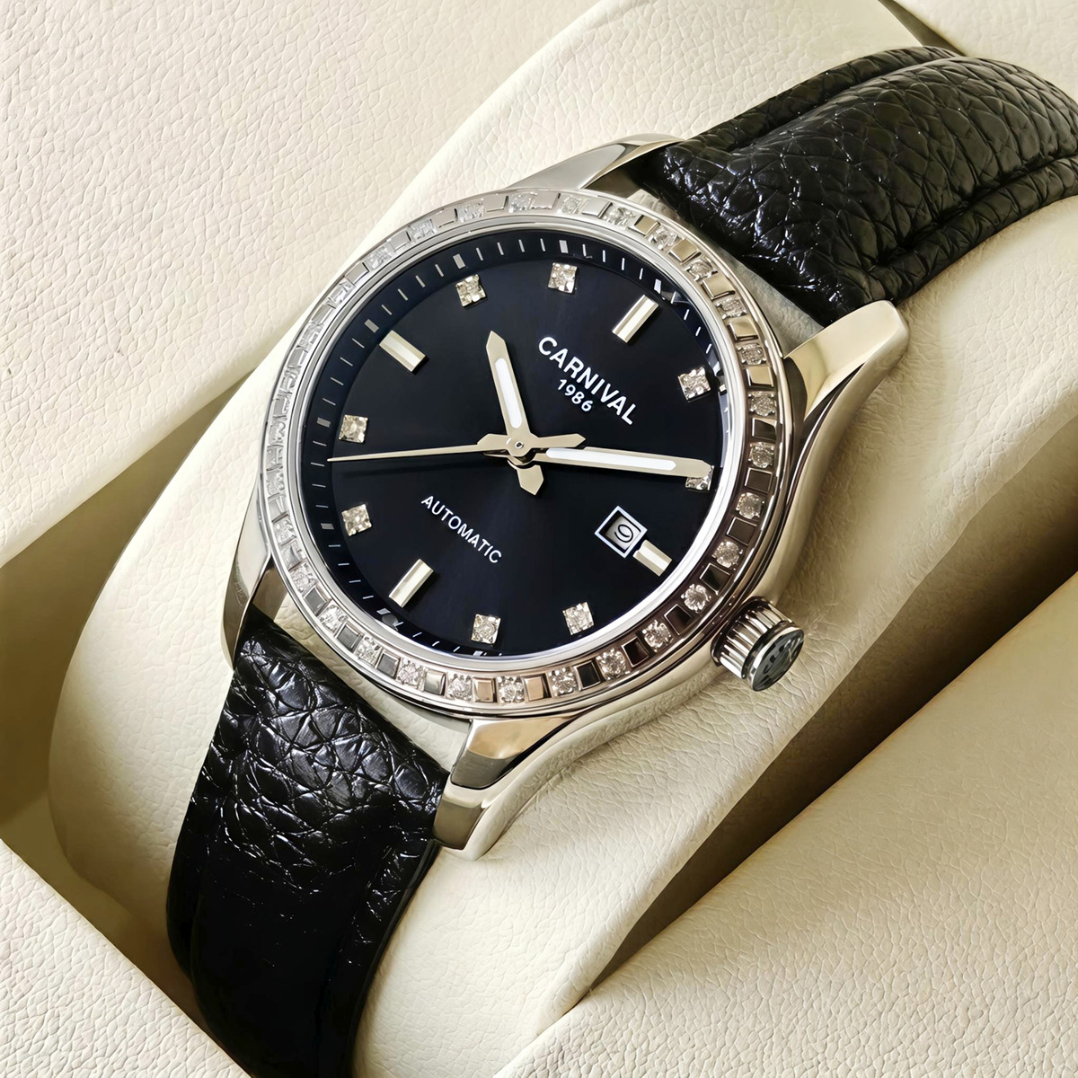 Carnival Luiza Black Leather, 2 ремінці — фото 7