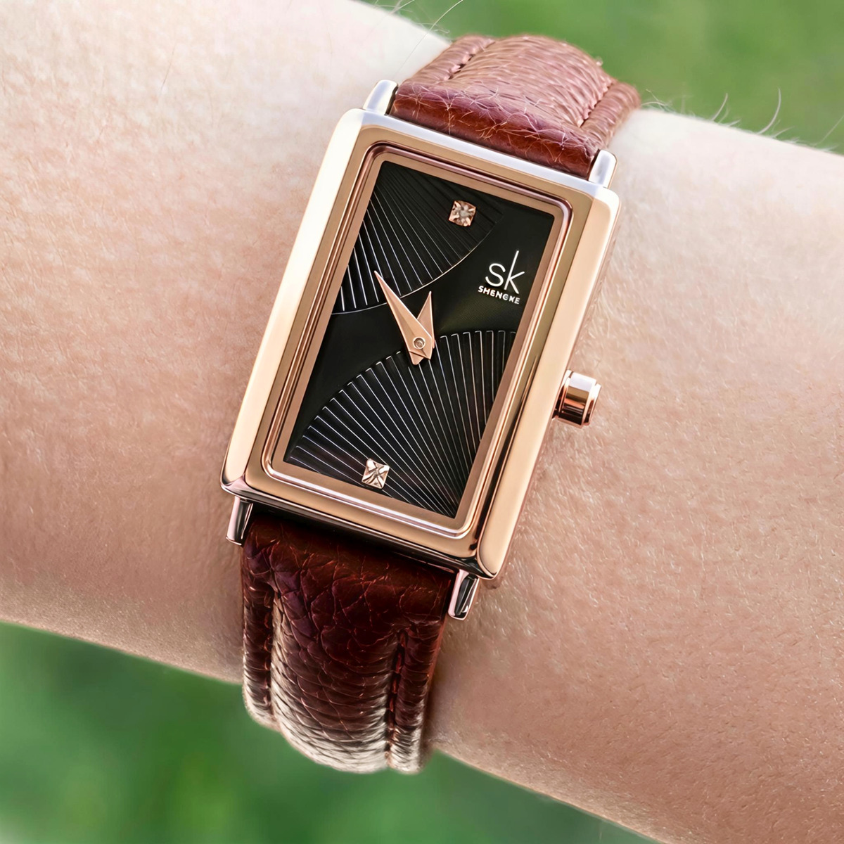 Shengke Victoria Leather Classic, 2 ремінці — фото 8