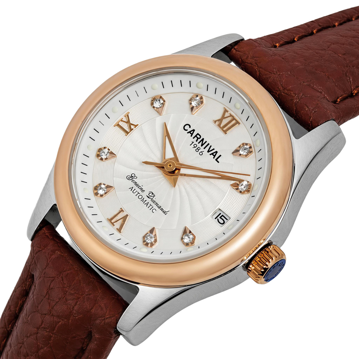 Carnival White Leather Classic, 2 ремінці