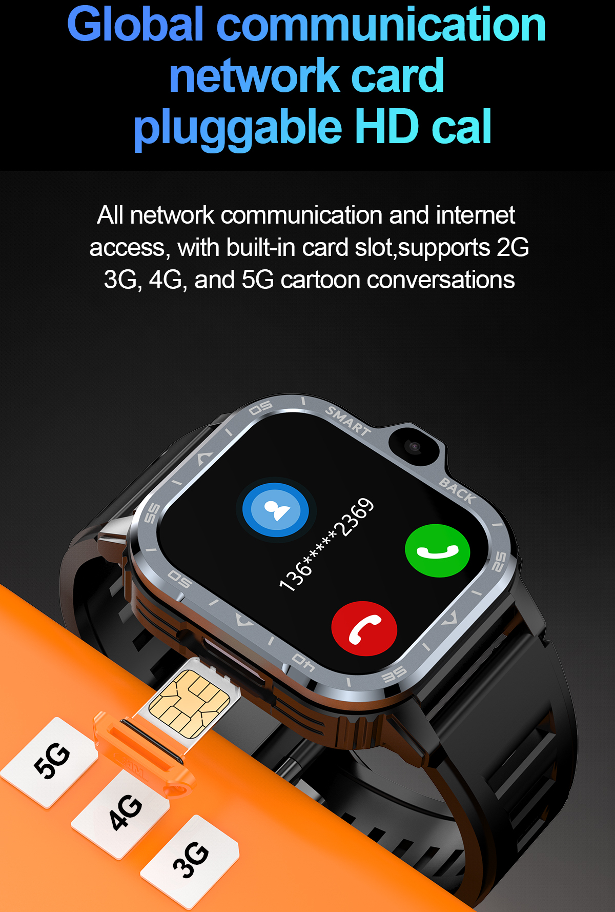 Smart Nova Sim Rubber Black, 2 ремінці — фото 5