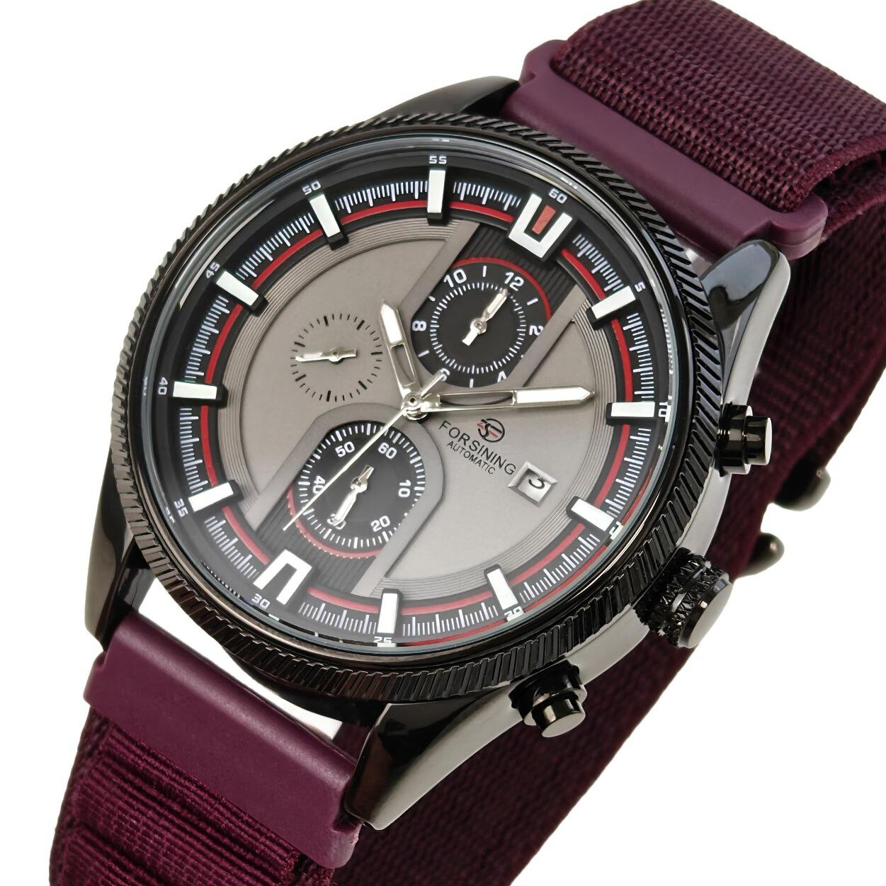 Forsining Tennesy Wine Red, 2 ремінці — фото 2